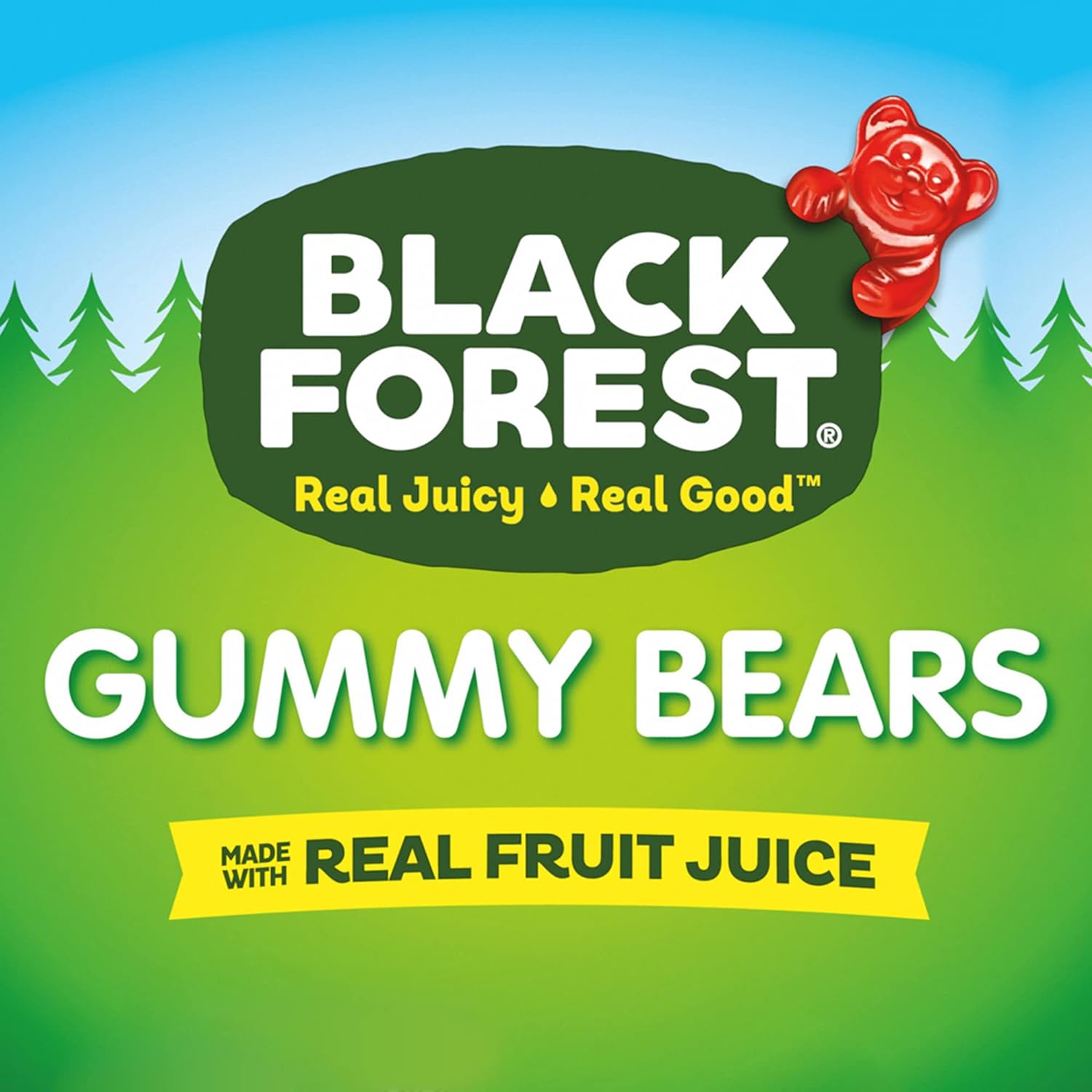 Black Forest Gummy Bears Candy, 1.5 Ounce Treat-Size Pack (Pack Of 24)