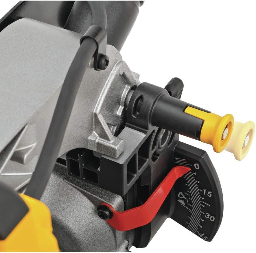 Dewalt 12-Inch Miter Saw, 15-Amp, Single Bevel, Compound (Dws715),Black