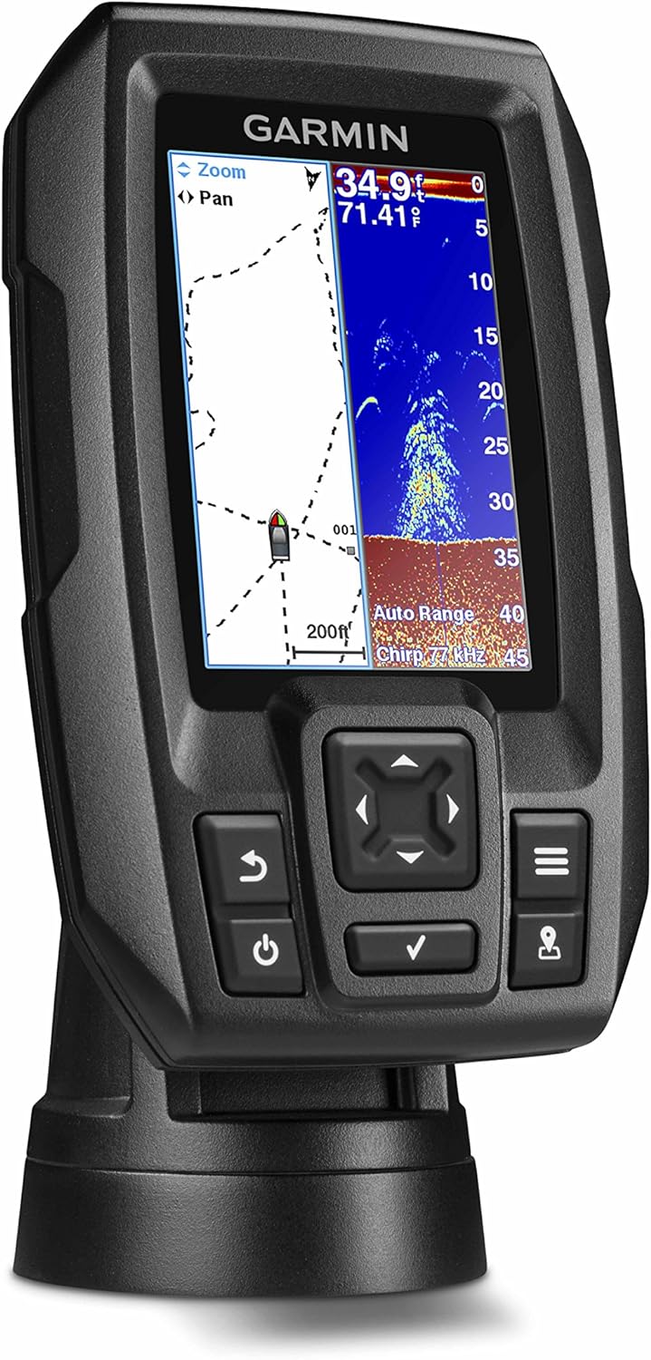 Garmin 010-01550-00 Striker 4 With Transducer, 3.5 Gps Fishfinder With Chirp