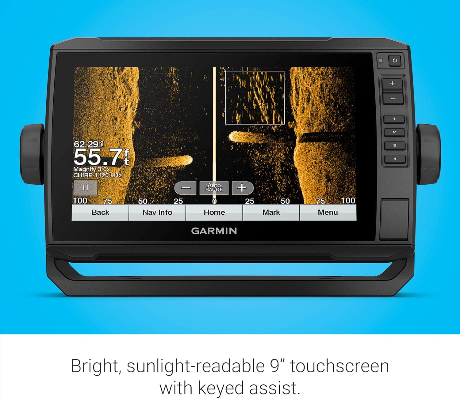 Garmin Echomap Uhd 93Sv, 9 Keyed-Assist Touchscreen Chartplotter With U.s. Lakevü G3 And Gt54Uhd-Tm Transducer