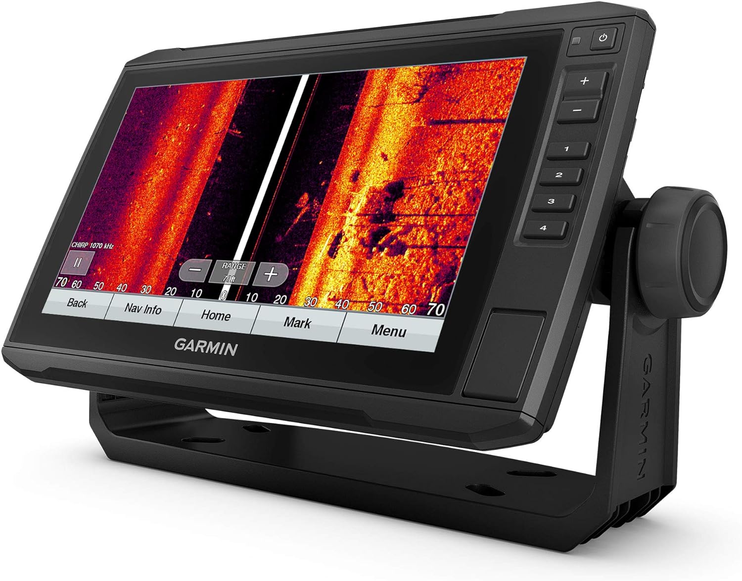 Garmin Echomap Uhd 93Sv With Gt56Uhd-Tm Transducer, 9 Keyed-Assist Touchscreen Chartplotter With U.s. Lakevü G3 And Added High-Def Scanning Sonar (010-02523-01)