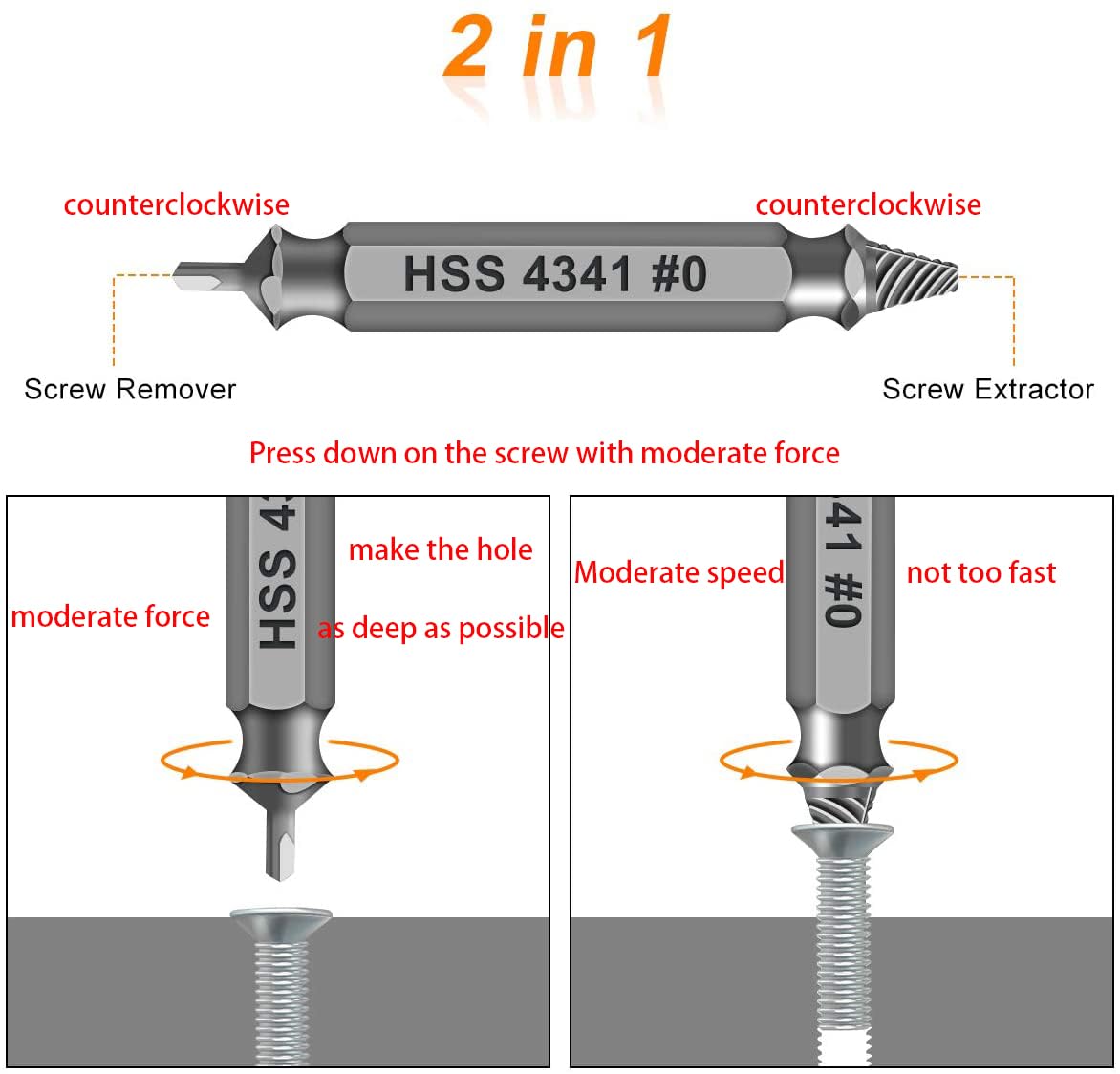 Gifts For Men, Damaged Screw Extractor Set -Valentines Day Gifts For Him Her Boyfriend Husband, Remover For Stripped Screws Nuts  Bolts Drill Bit Tools For Easy Removal Of Rusty Broken Hardware Gift