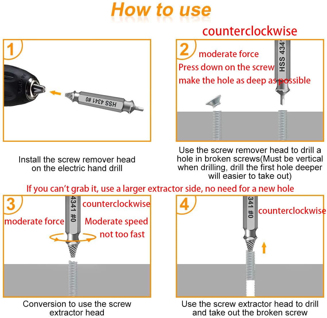 Gifts For Men, Damaged Screw Extractor Set -Valentines Day Gifts For Him Her Boyfriend Husband, Remover For Stripped Screws Nuts  Bolts Drill Bit Tools For Easy Removal Of Rusty Broken Hardware Gift