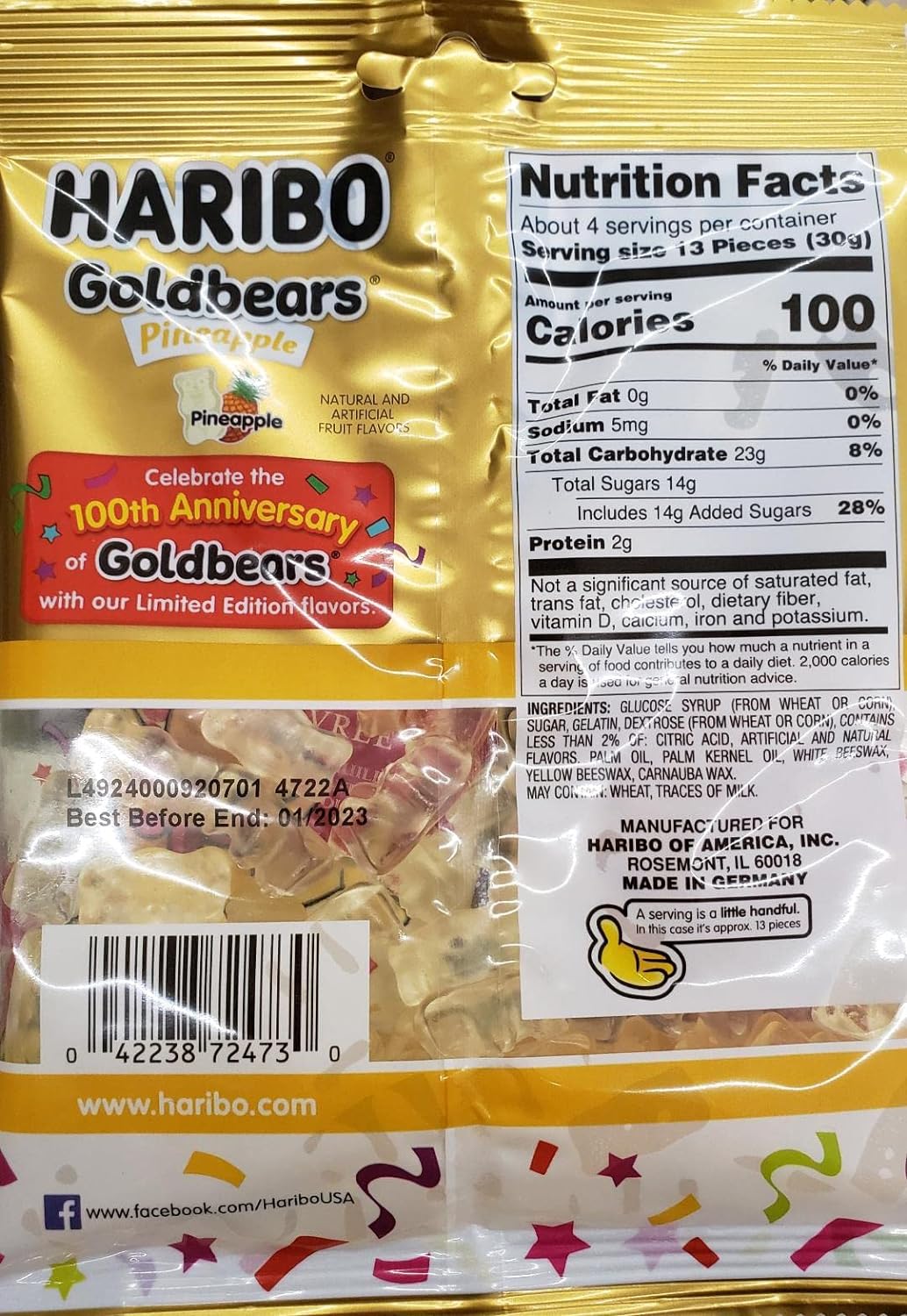 Haribo Pineapple Goldbears Review