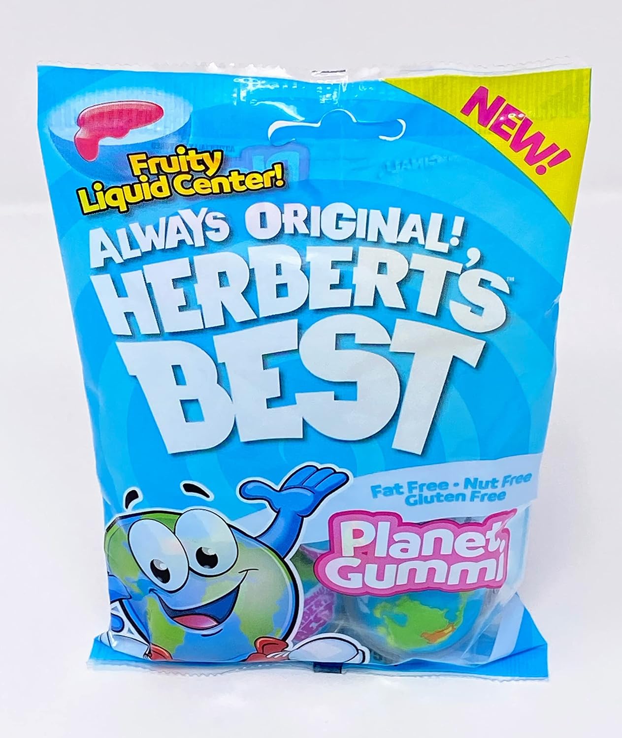 Herberts Best Strawberry Planet Gummi Candy, 4 Pieces, 37G