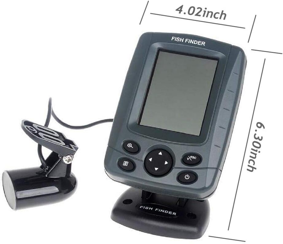 Joywee Ff688C 3.5 Phiradar Color Lcd Boat Fish Finder 200Khz/83Khz Dual Sonar Frequency 80M 240Ft Detection Muti-Language Auto Zoom