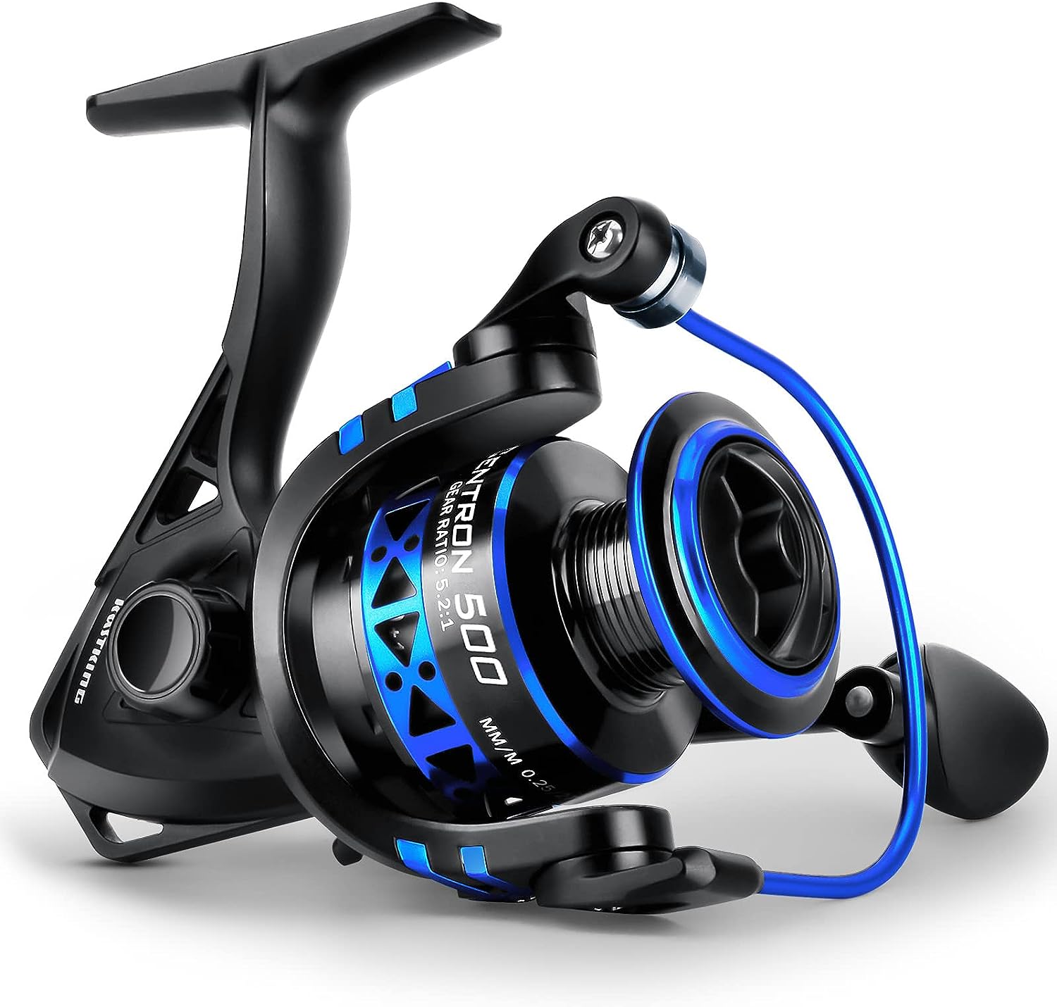 Kastking Centron  Centron Lite Spinning Reels, Size 500 Is Perfect For Ice Fishing, Up To 17.5Lbs Max Drag, 5.2:1 Gear Ratio, Ultra Smooth Powerful, Cnc Aluminum Spool, 9+1 Bb Light Weight