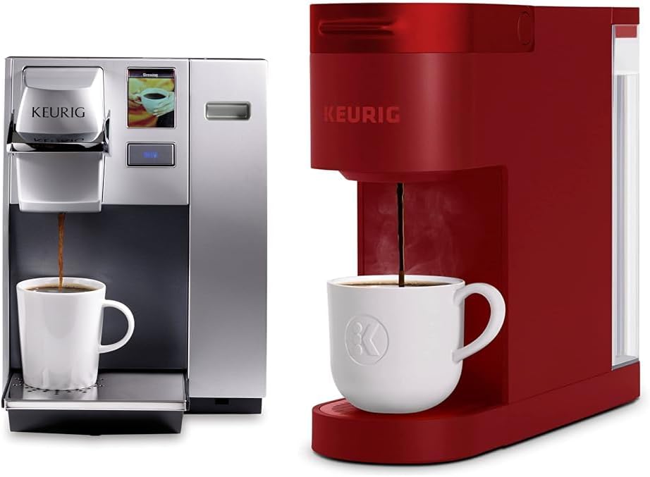 Keurig K155 Office Pro Single Cup Commercial K-Cup Pod Coffee Maker, Silver