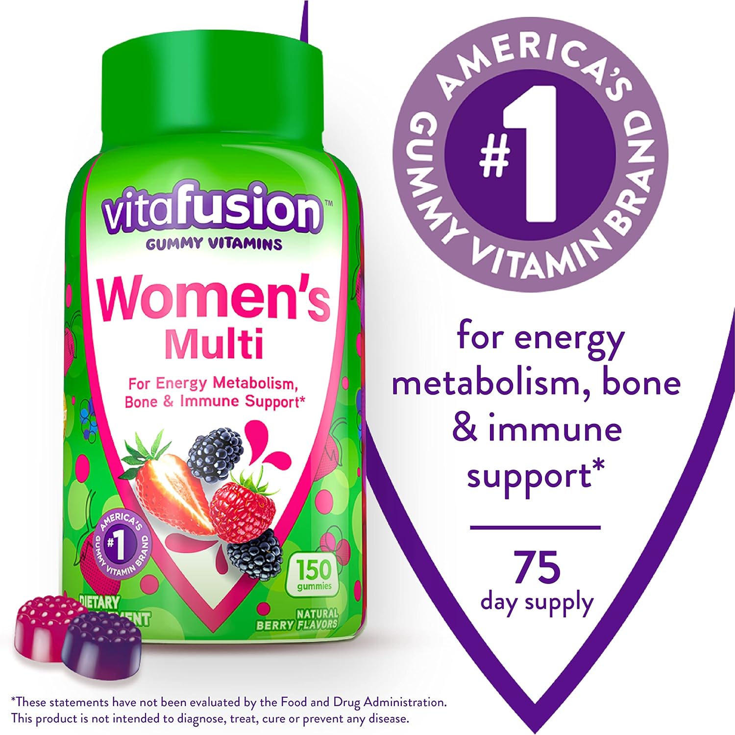 L’il Critters Gummy Vites Daily Gummy Multivitamin For Kids, Vitamin C, D3 For Immune Support Cherry, Strawberry, Orange, Pineapple And Blueberry Flavors, 190 Gummies