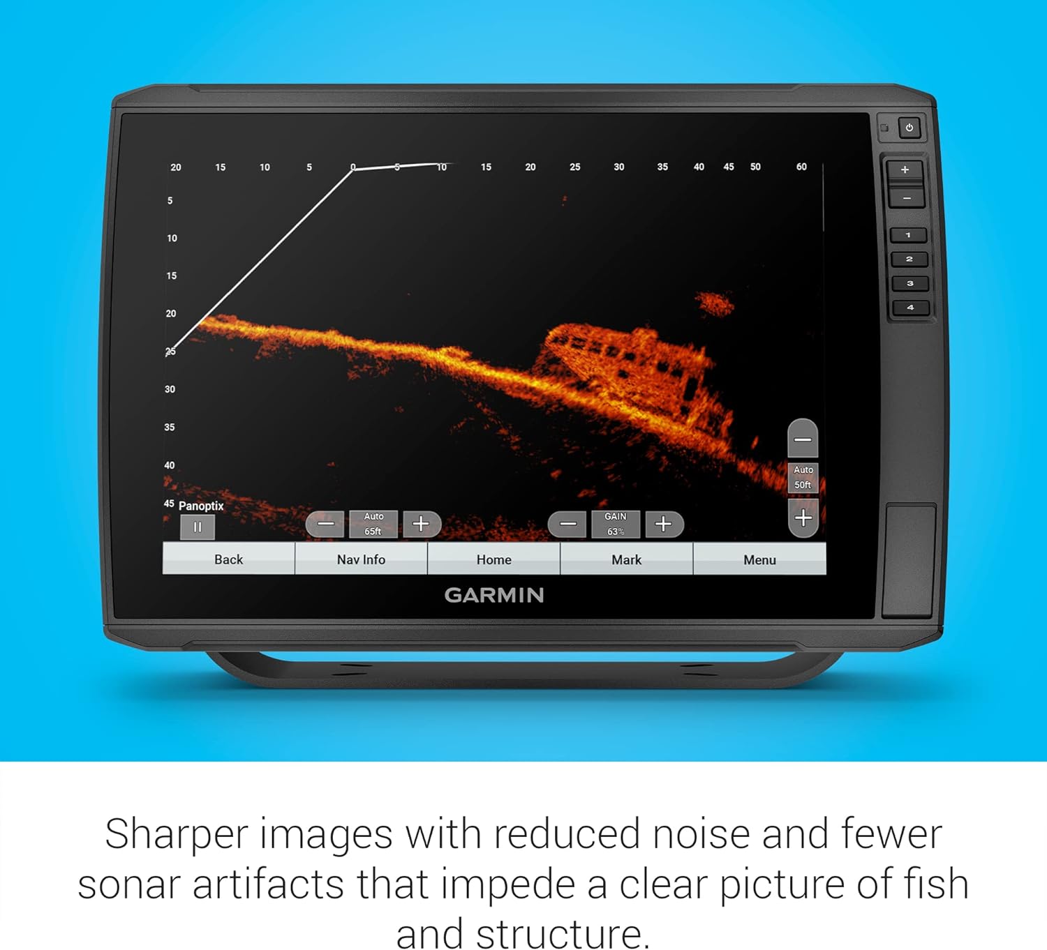 Livescope™ Plus System With Gls 10™ And Lvs34 Transducer, Target Separation, Sharp Sonar Images, Vivid Color, Clear Vision