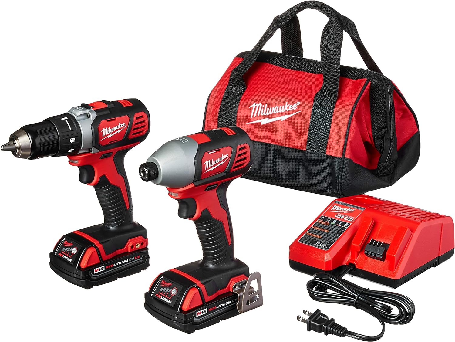 Milwaukee 2691-22 18-Volt Compact Drill And Impact Driver Combo Kit