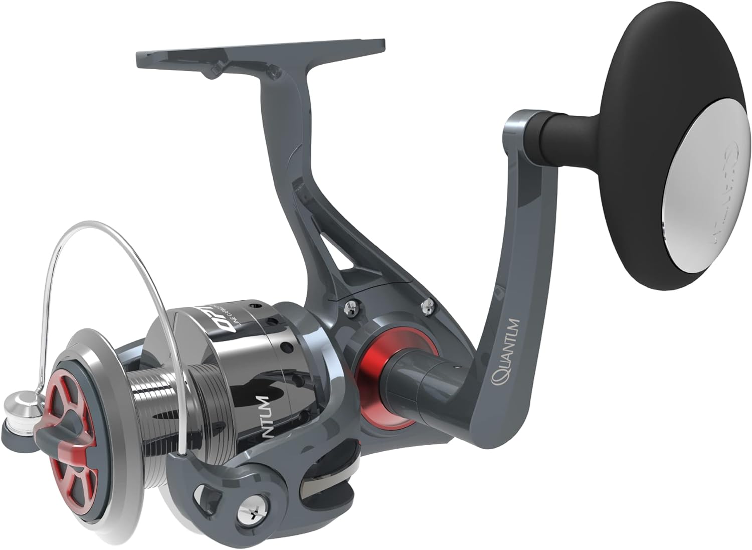 Quantum Optix Spinning Fishing Reel, 4 Bearings (3 + Clutch), Anti-Reverse With Smooth, Precisely-Aligned Gears, Clam Packaging