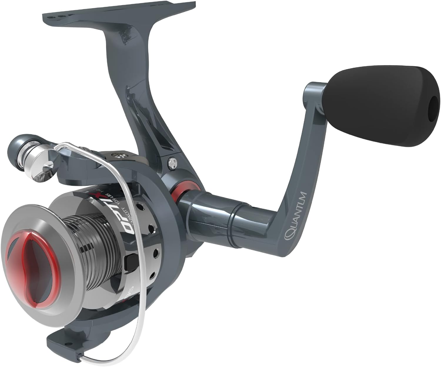 Quantum Optix Spinning Fishing Reel, 4 Bearings (3 + Clutch), Anti-Reverse With Smooth, Precisely-Aligned Gears