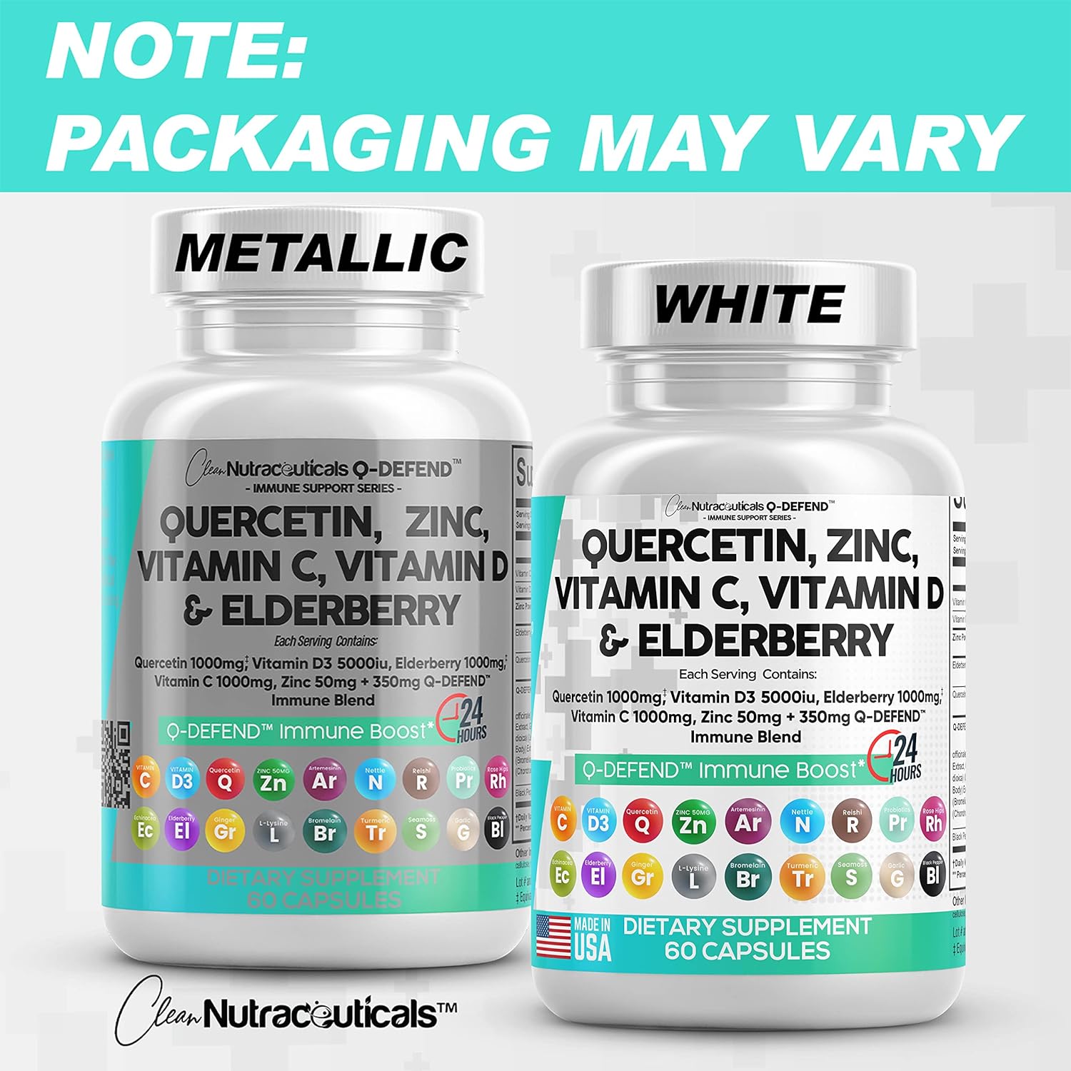 Quercetin 1000Mg Zinc 50Mg Vitamin C 1000Mg Vitamin D 5000 Iu Bromelain Elderberry - Lung Immune Defense Support Supplement Adults With Artemisinin, Sea Moss, Echinacea, Garlic Immunity Allergy Relief