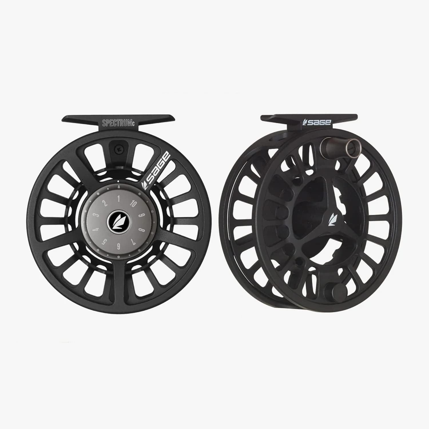 Sage Spectrum C Fly Fishing Reel, Multipurpose Fly Reel For Freshwater And Saltwater, Scs Drag System, Black, 5/6