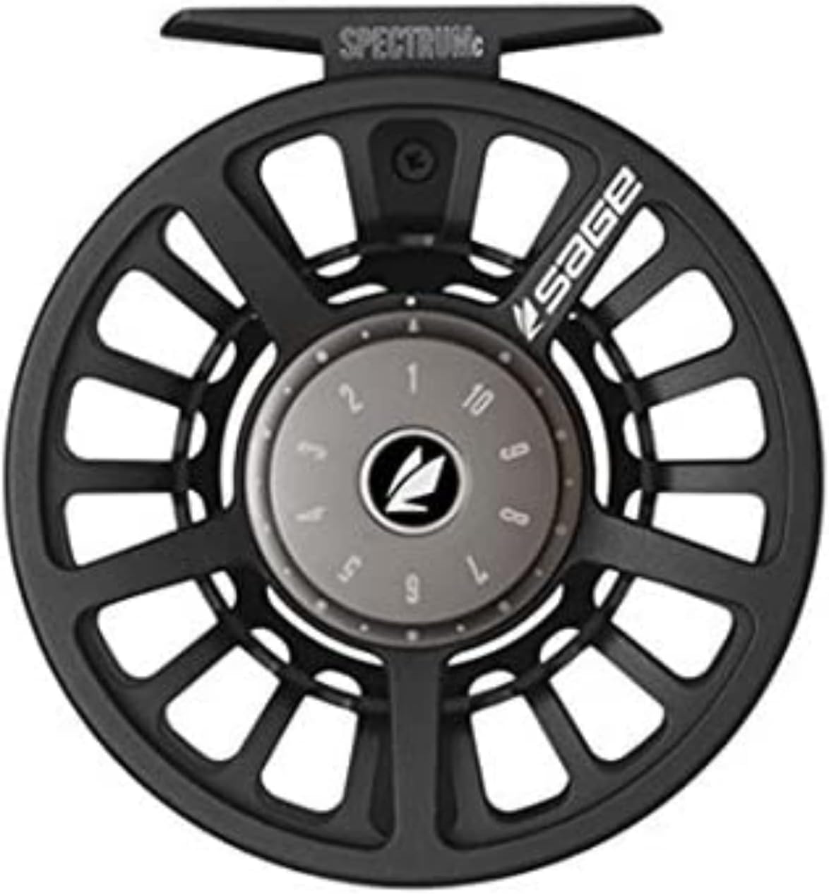 Sage Spectrum C Fly Fishing Reel, Multipurpose Fly Reel For Freshwater And Saltwater, Scs Drag System, Black, 5/6