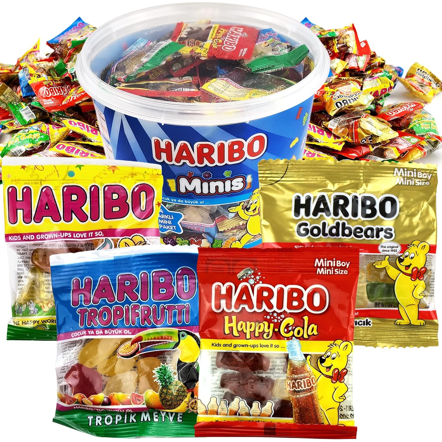 Turkish Haribo Gummy Candy Bulk Sets (100 Pack)