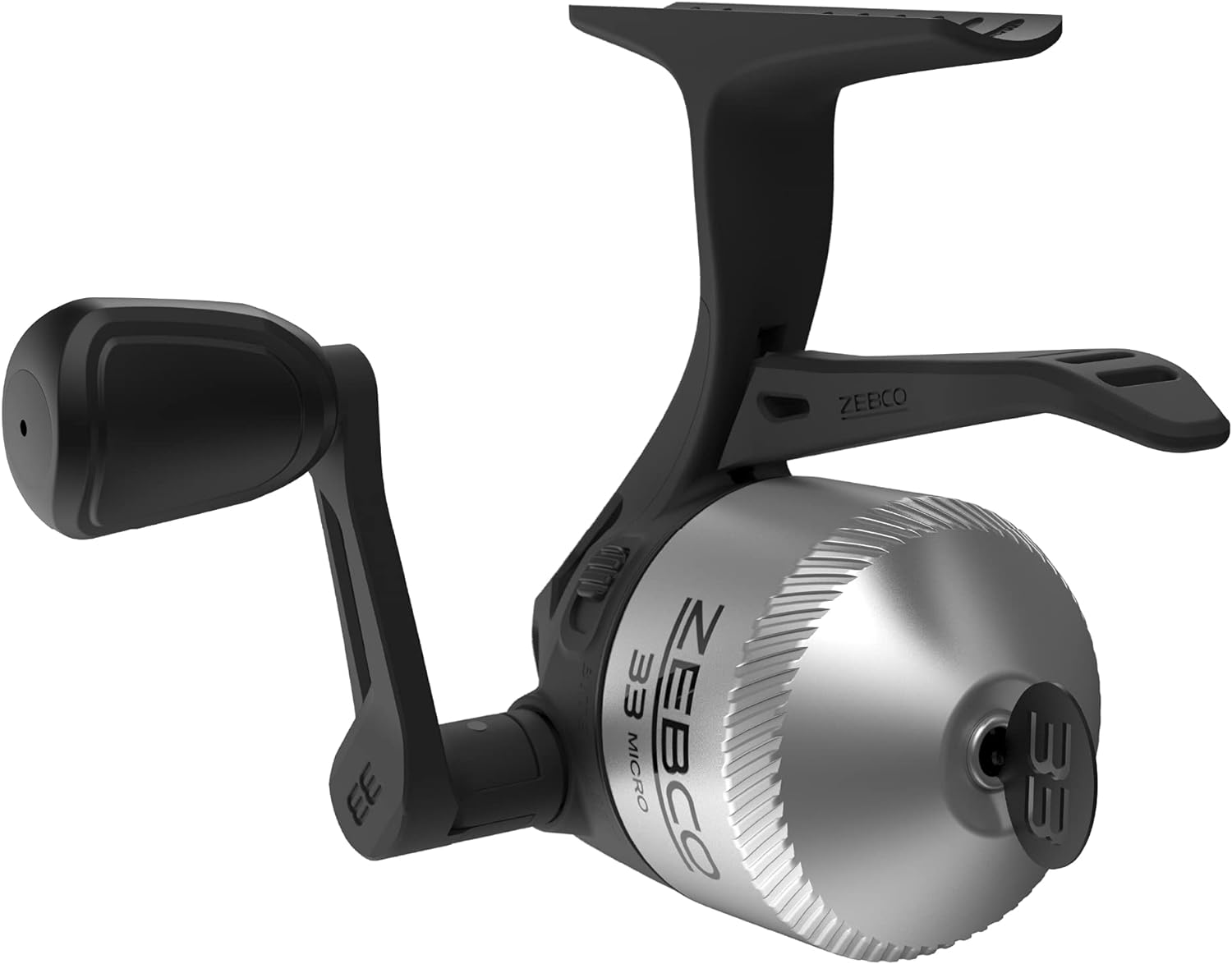 Zebco 33 Spincast Fishing Reel, Quickset Anti-Reverse With Bite Alert, Smooth Dial-Adjustable Drag, Powerful All-Metal Gears With A Lightweight Graphite Frame